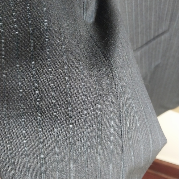 Cashmere Blend Striped Coat - Picture 4 of 4